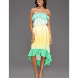Lilly Pulitzer strapless swim cover-up dress